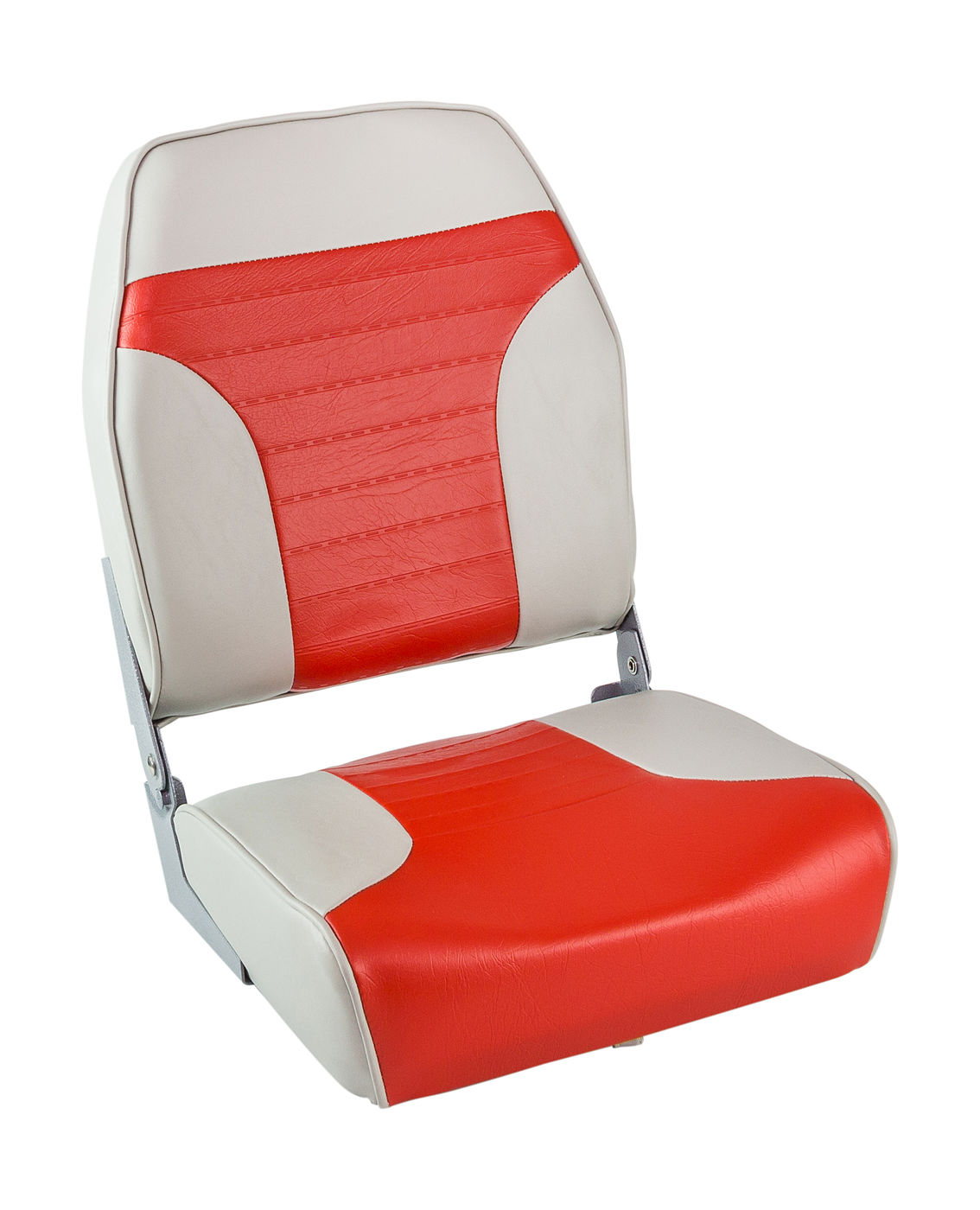 Купить Кресло складное мягкое ECONOMY с высокой спинкой, цвет серый/красный Springfield 1040665 7ft.ru в интернет магазине Семь Футов