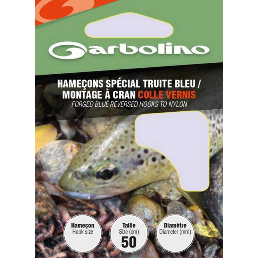 Garbolino competition GOMAD0726-L18H12 Special Trout A Cran связанный крючок нейлон 18 Голубой Blue 12 