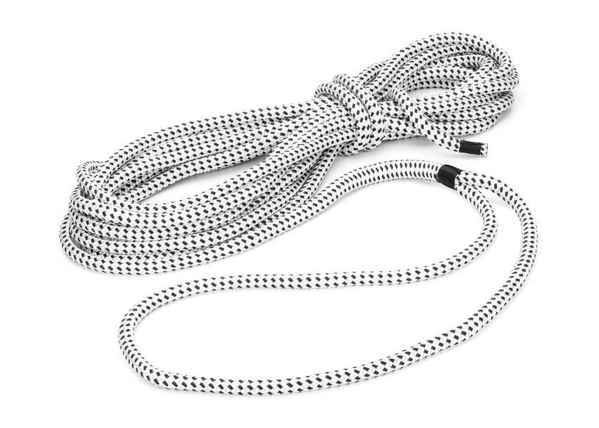 Купить 01133-1200-239 CRUISING - Швартовный трос / с ушком / белый/черный / Веревка-Ø: 12 мм; Длина: 8 м 7ft.ru в интернет магазине Семь Футов