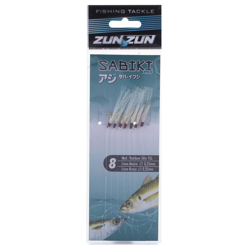 ZunZun 370541 Sabiki Rainbow Fish 7 Рыболовное Перо 6 Золотистый Gold