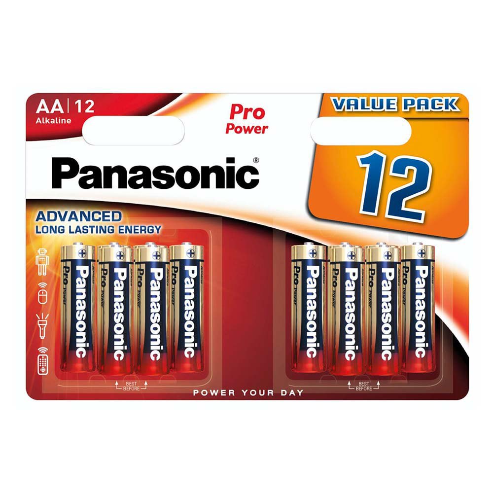 Panasonic 00235869 Pro Power LR 6 Mignon Щелочные батареи 12 единицы измерения Серебристый Silver