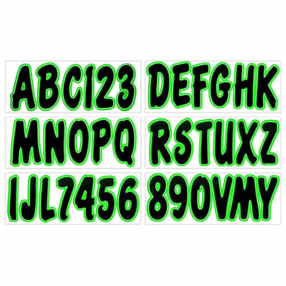 Trac outdoors 328-BLKKI200 Series 200 Регистрационное письмо Зеленый Green / Black