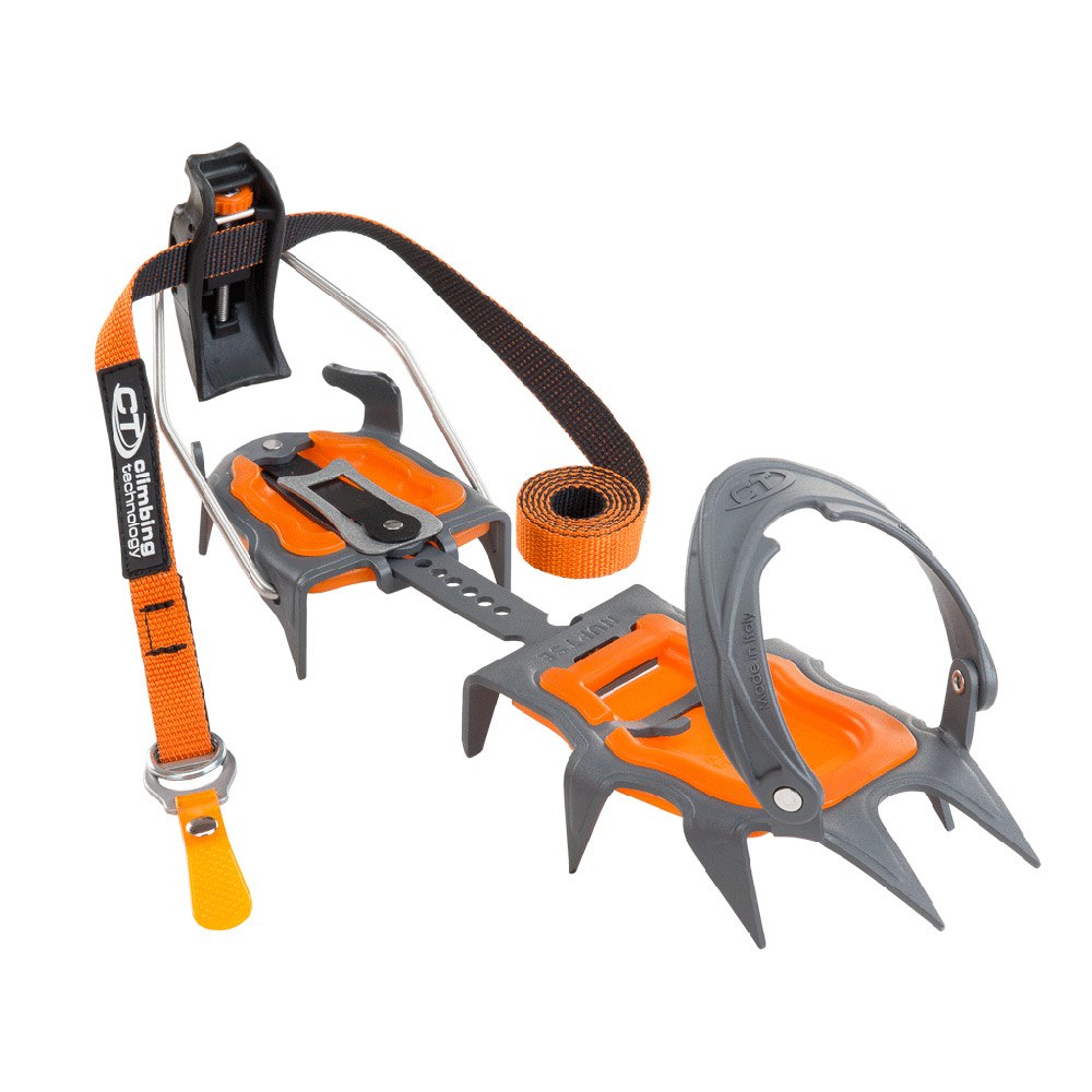 Climbing technology CT3I850D Nuptse EVO Classic Ремни Для Лыжных Кошек Оранжевый Orange / Grey EU 36-47