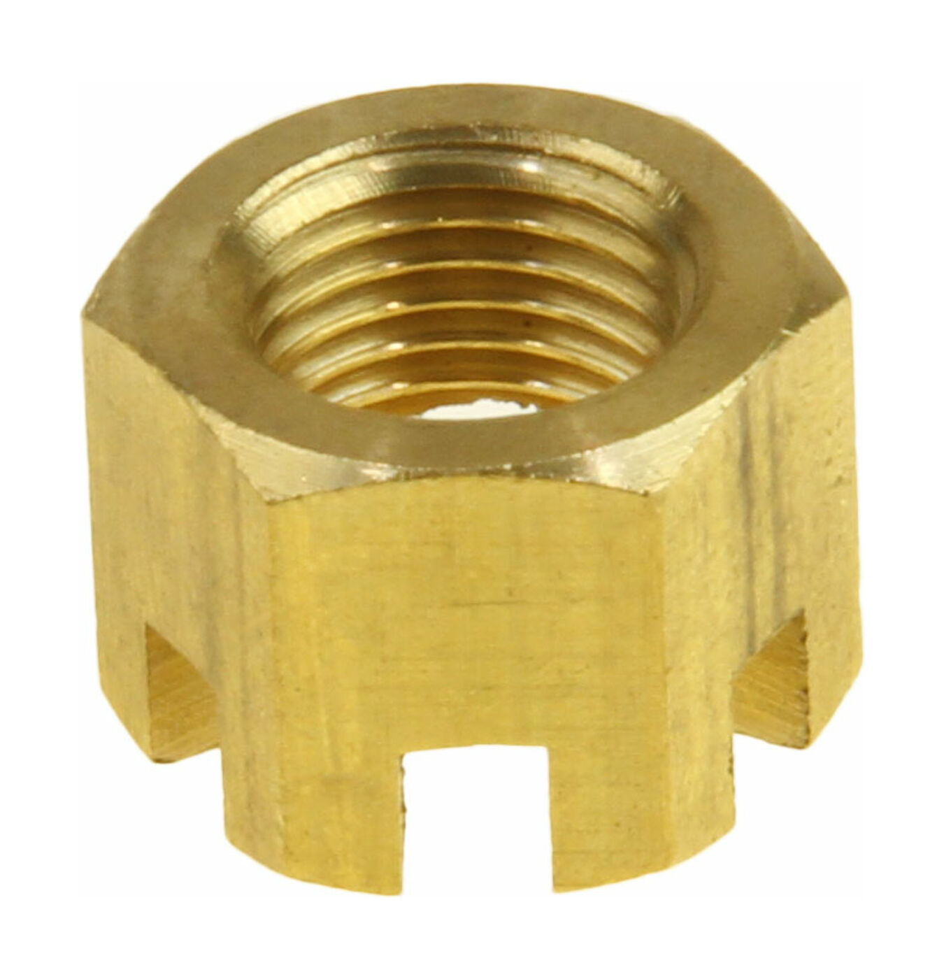 Купить Гайка корончатая М12 на гребной вал Suzuki DT9.9-15/DF8A-20A (17 мм) 0914112005000 7ft.ru в интернет магазине Семь Футов