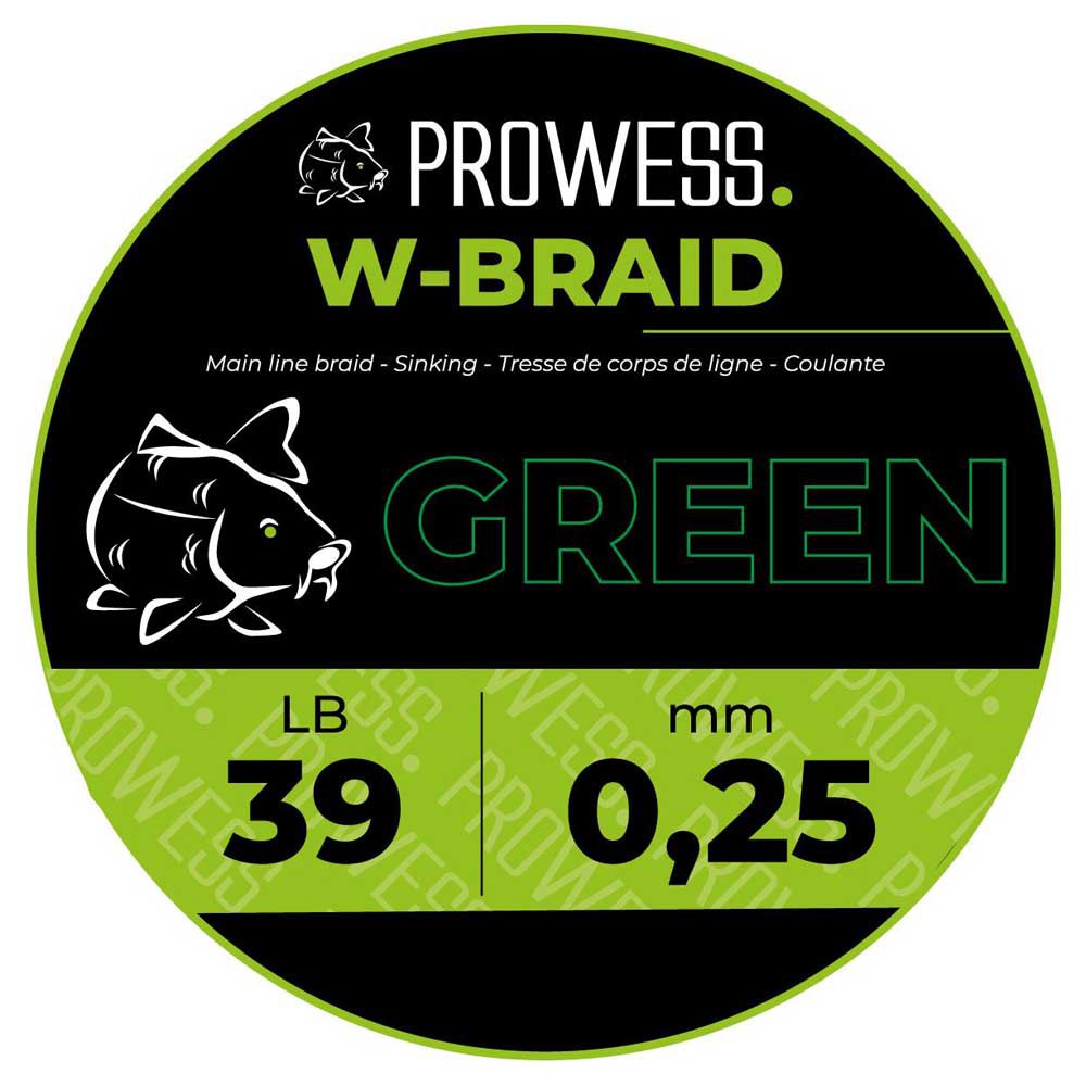 Prowess PRCLK410020-GREEN W плетеная леска 1000 m Зеленый Green 0.200 mm 