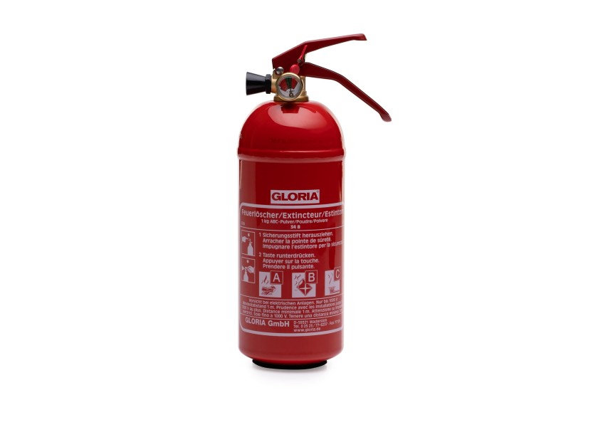 Купить GLORIA PDE1GA Powder Fire Extinguisher / 1 kg / Fire Class ABC 45364-bvs 7ft.ru в интернет магазине Семь Футов