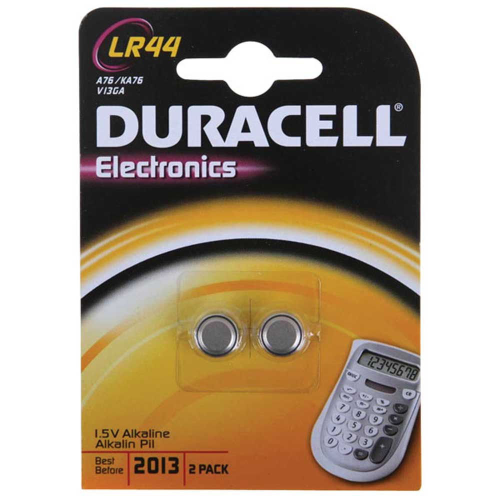 Duracell LR44B2 Pack 2 LR44B2 Coin Cell Battery Серебристый Silver