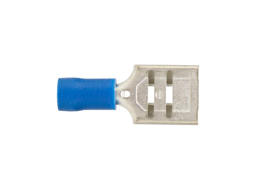 Купить Spade Connector Female / blue / 1.5 - 2.5 mm² / pack of 10 / 9.5 mm 63704-bvs 7ft.ru в интернет магазине Семь Футов