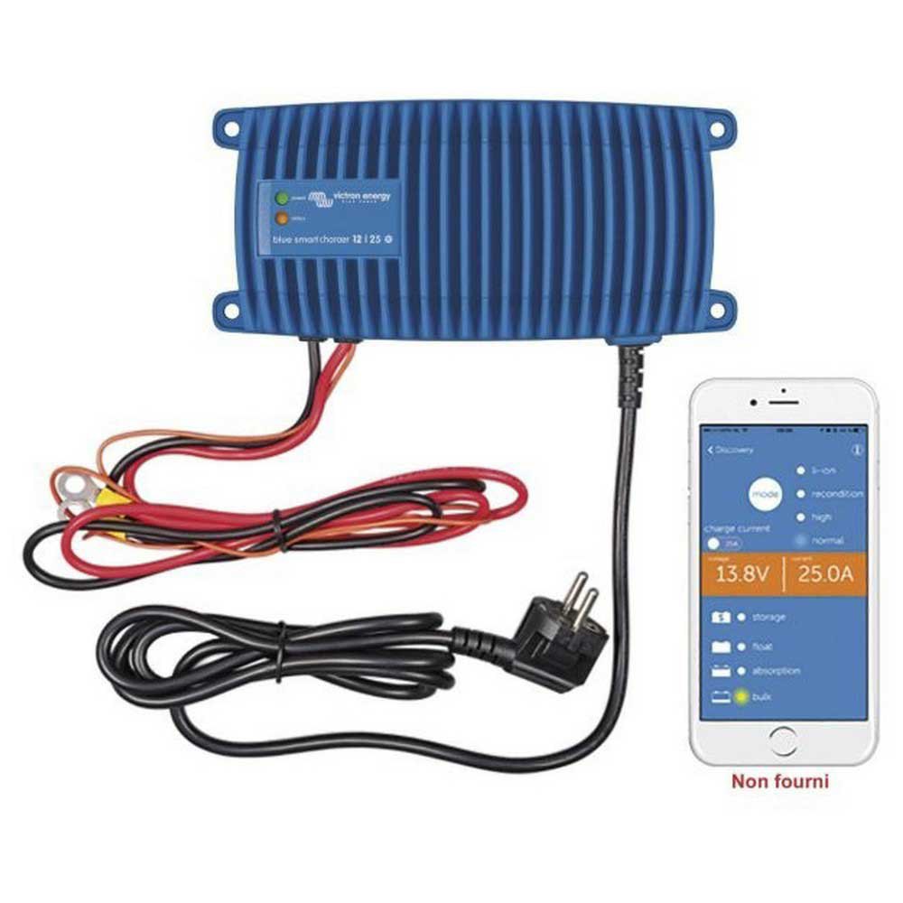 Victron energy 424083 Smart IP67 25A 12V зарядное устройство Бесцветный Blue 99 x 219 x 65 mm