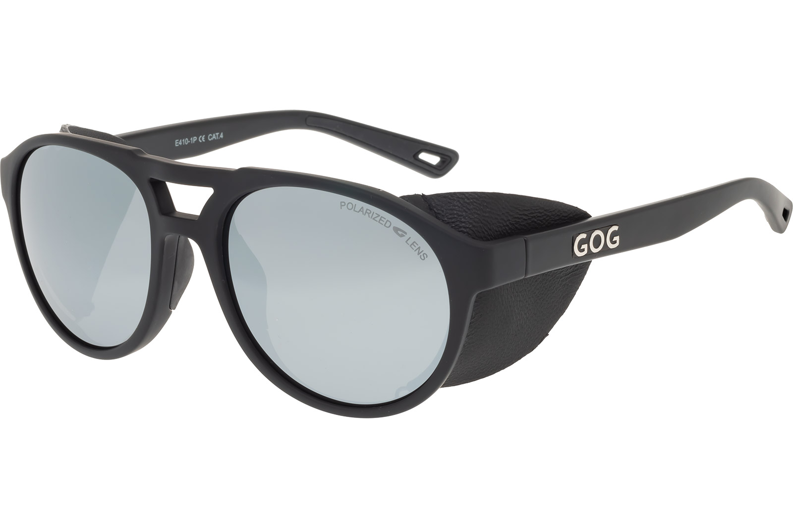 Купить Спортивные очки GOG Nanga / Matt Black / Polarized Reflex Silver, e410-1p 7ft.ru в интернет магазине Семь Футов
