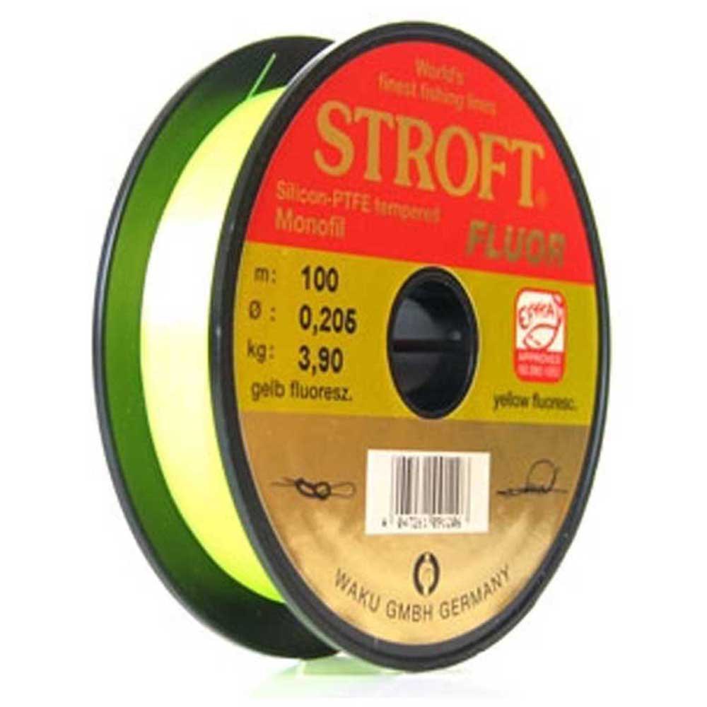 Stroft 9122/ST GMT Fluor 100 m Фторуглерод Золотистый Clear 0.220 mm 