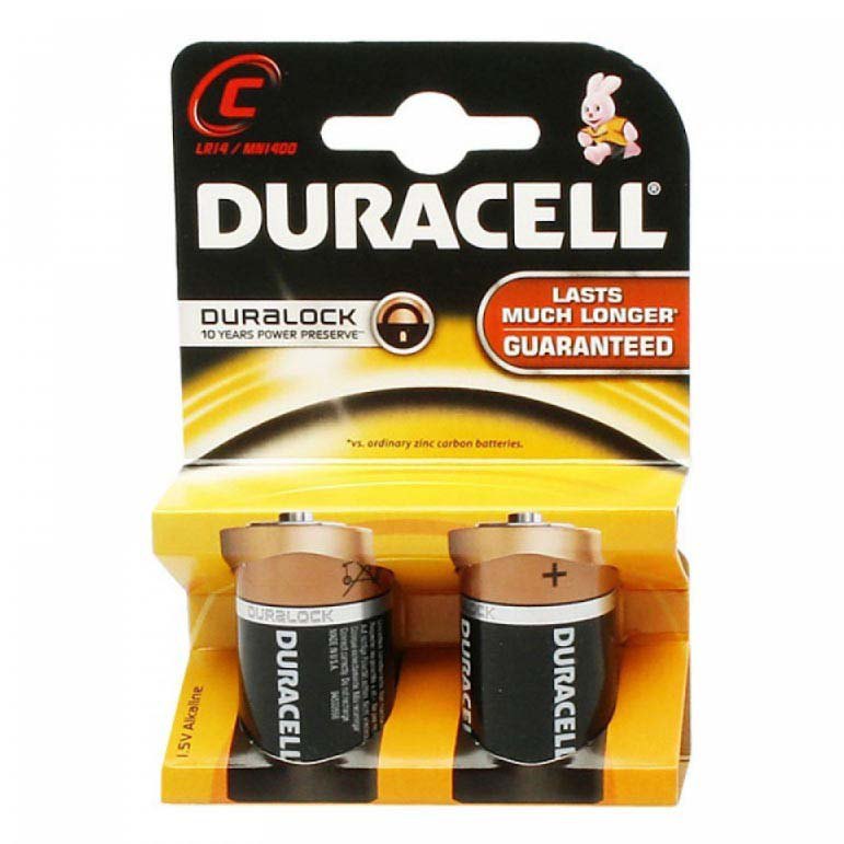 Duracell 38002 LR14 Plus Power 2 единицы Черный  Black