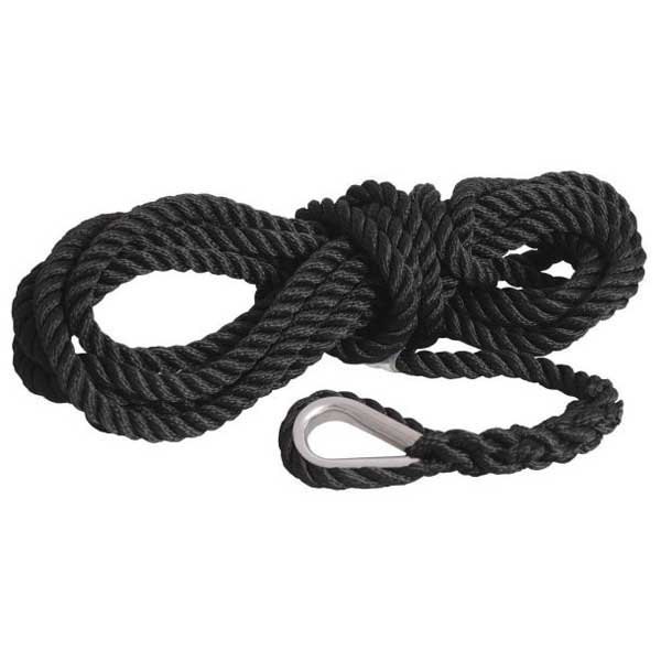 Gleistein ropes MR091408 8 m Швартовная веревка  Black 14 mm