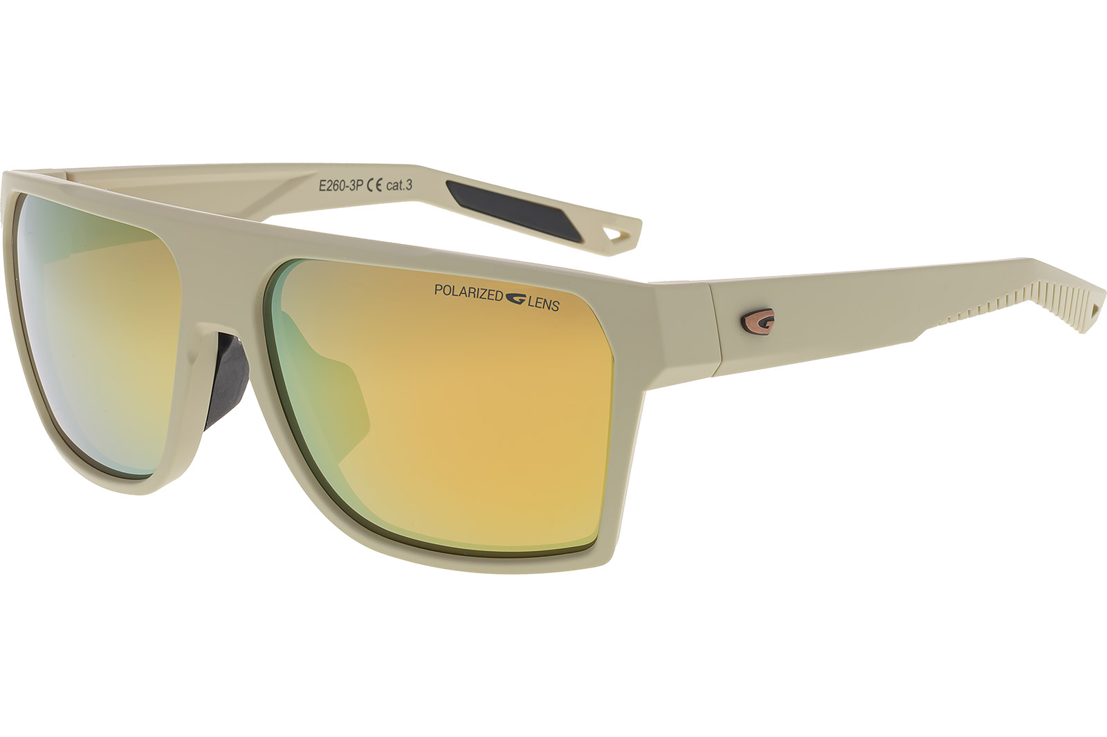 Купить Спортивные очки GOG Nazca / Matt Sand/Black / Polarized Reflex Gold, e260-3p 7ft.ru в интернет магазине Семь Футов