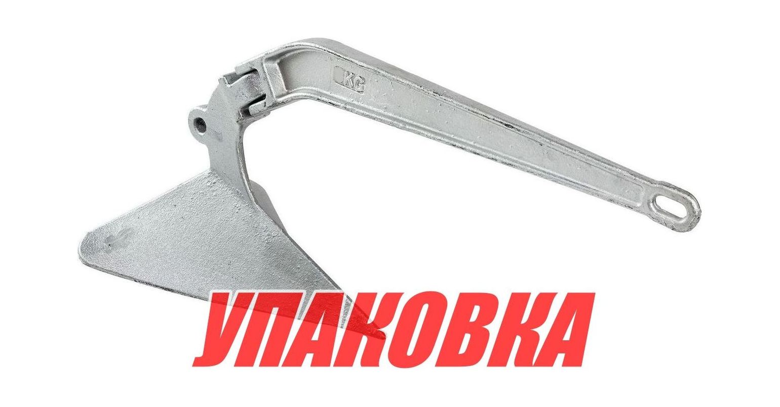 Купить Якорь Плуг (CQR) 9 кг, оцинкованный, Marine Rocket (упаковка из 2 шт.) MR012090_pkg_2 7ft.ru в интернет магазине Семь Футов