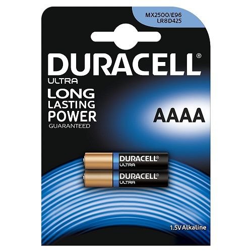 Duracell DRB25002 батарея Mn2500 Lr61-Aaaa 1.5 V Pack 2 Аккумуляторы Многоцветный
