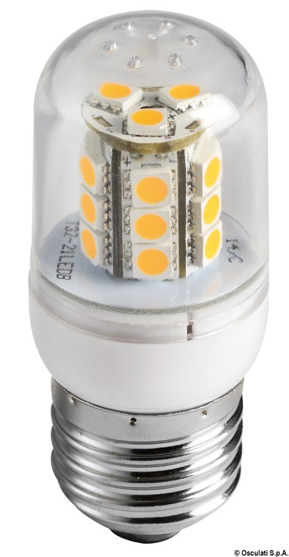 Купить Лампочка светодиодная с защитой от брызг IP40 SMD E27 12/24В 3Вт, Osculati 14.443.22 7ft.ru в интернет магазине Семь Футов