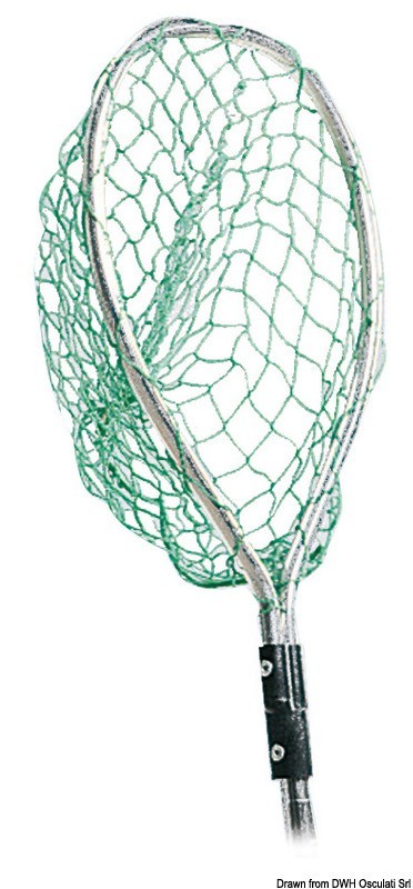Купить Рыболовный сачок SHURHOLD малый 30 x 33 x 38 см с широкими ячейками, Osculati 36.182.20 7ft.ru в интернет магазине Семь Футов