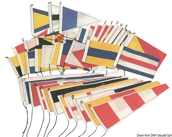 Купить Комплект флагов МСС из полиэфира 20 х 30 см отдельные флаги, Osculati 35.453.11 7ft.ru в интернет магазине Семь Футов