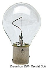 Купить Лампочка накаливания BAY15D 12В 25Вт 10шт для ходовых огней, Osculati 14.220.00 7ft.ru в интернет магазине Семь Футов