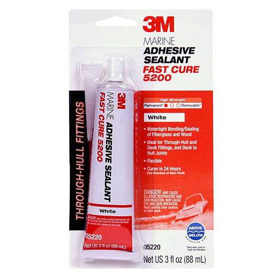 3M 71-05220 Marine Adhesive Sealant Fast Cure 5200 Белая  White 90 ml 