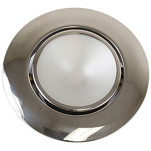 Scandvik 390-41483P Встраиваемый теплый белый светодиодный светильник 8-30V Серебристый Silver 3´´ 