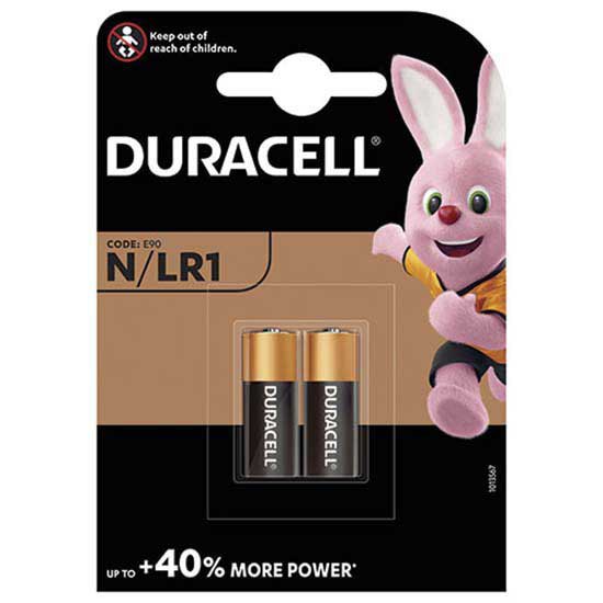 Duracell LR1DUR LR1DUR Щелочные батареи Черный Black