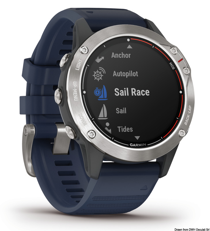 Купить GARMIN Quatix 6 multifunction GPS watch, 29.074.13 7ft.ru в интернет магазине Семь Футов