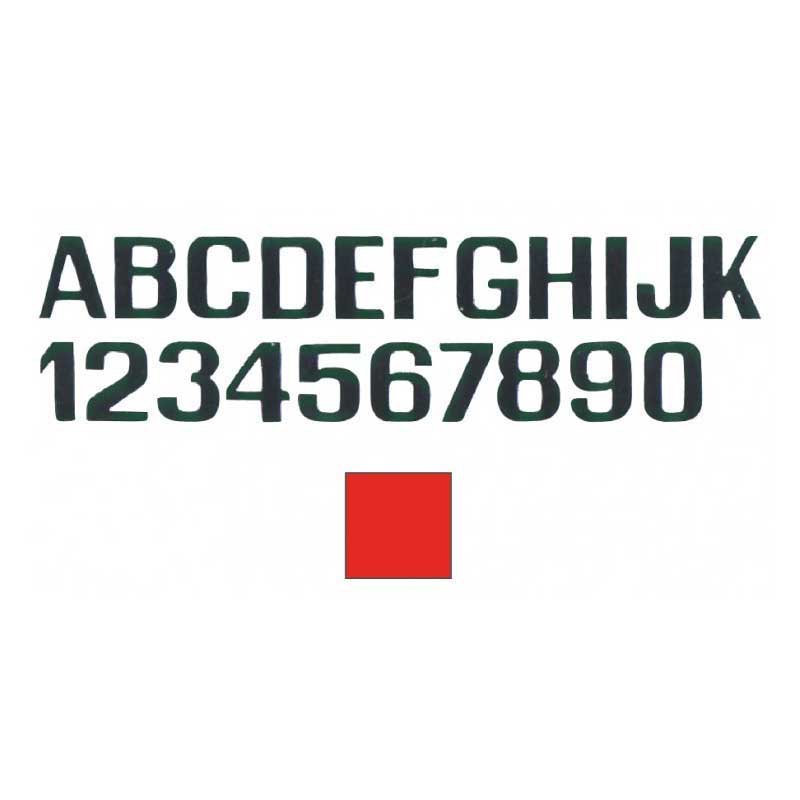 International letterfix 5959018Z Z Наклейки с буквами Красный Red 100 mm 