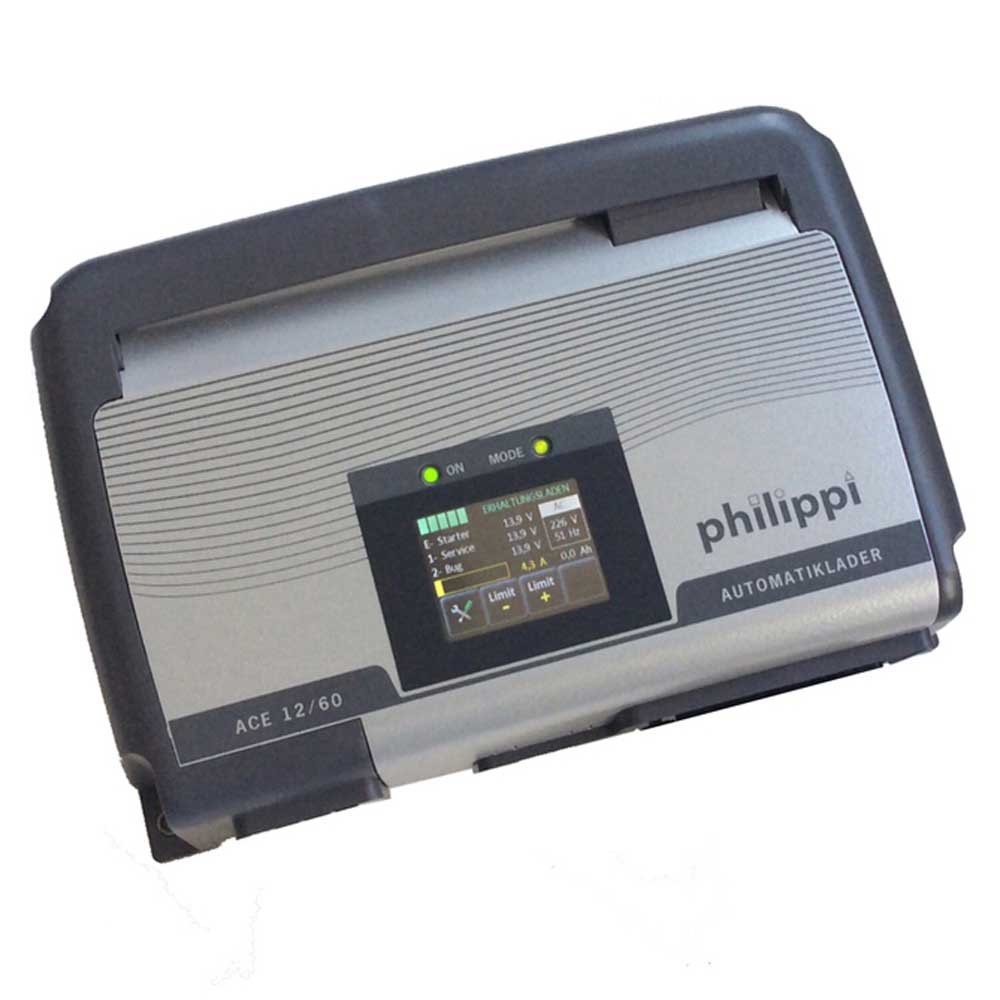 Philippi 45122513 Ace 12/25 зарядное устройство Grey