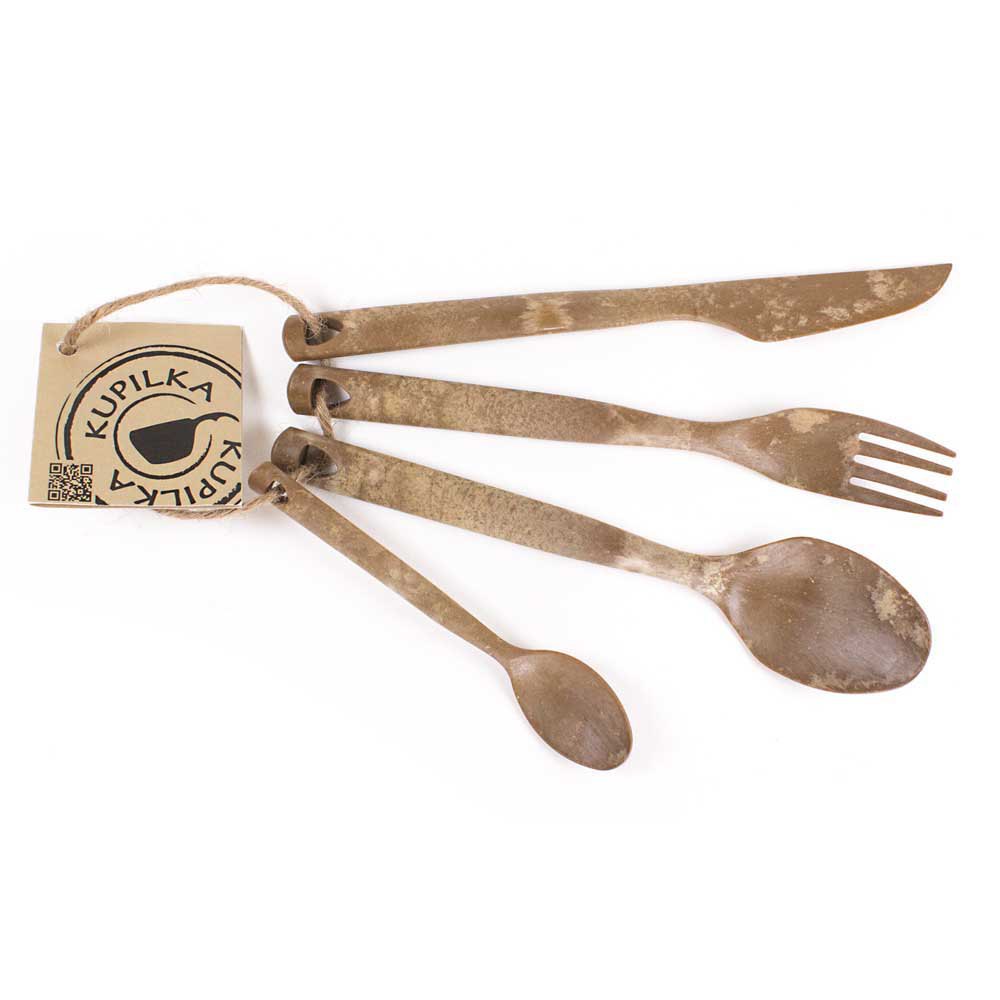 Kupilka 30250251 Cutlery установленный Коричневый Wood