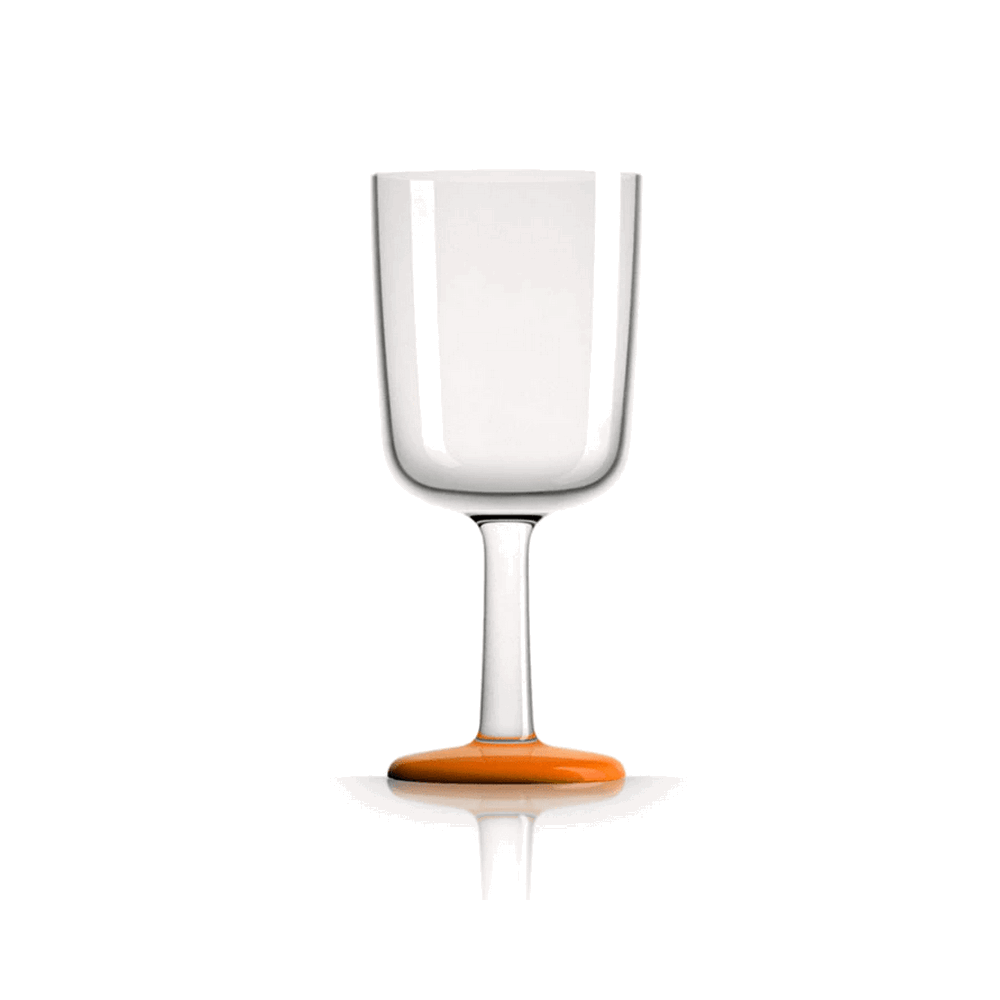 Бокал для вина Palm Outdoor PM862S Ø65мм 165мм 300мл из прозрачного тритана с оранжевым основанием