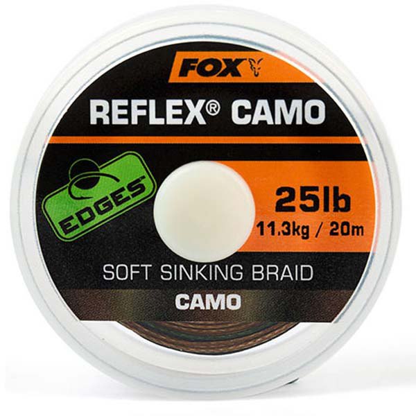 Fox international CAC751 Edges Reflex 20 M Линия Коричневый Camo 35 Lbs 