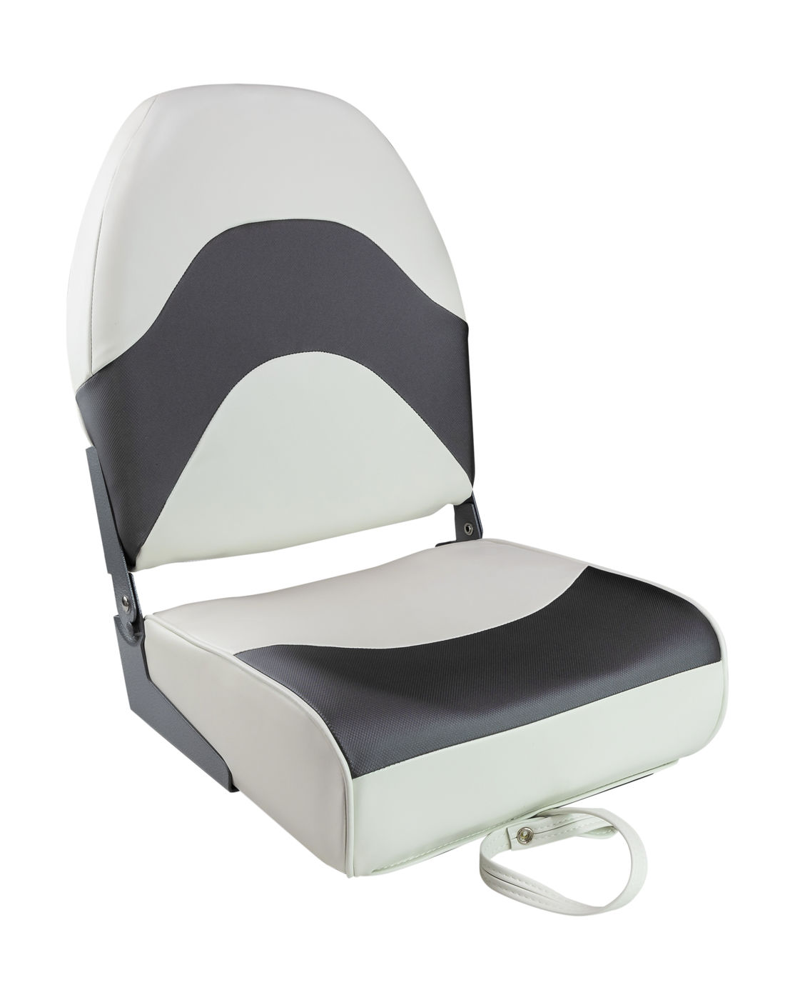 Купить Кресло складное мягкое PREMIUM WAVE, цвет белый/черный Springfield 1062089 7ft.ru в интернет магазине Семь Футов