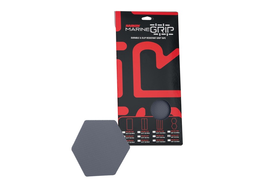 Купить HARKEN MG10HC-GRY Лента Marine Grip Tape / шестиугольная форма / 12 шт. / серая 78592-bvs 7ft.ru в интернет магазине Семь Футов