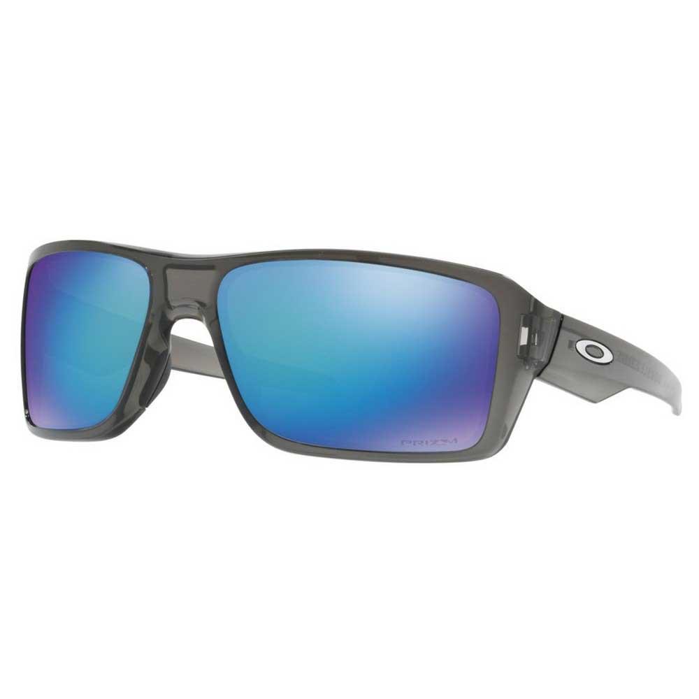 Oakley OO9380-0666 Double Edge Prizm Поляризованные Очки Grey Smoke Prizm Sapphire Polarized/CAT 3