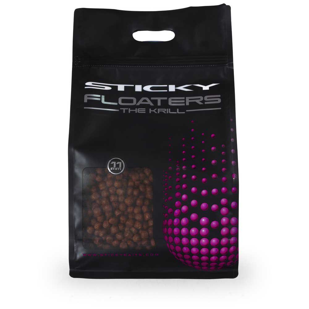 Sticky baits F6 Floaters The Krill 3kg Пеллеты Розовый Brown 6 mm