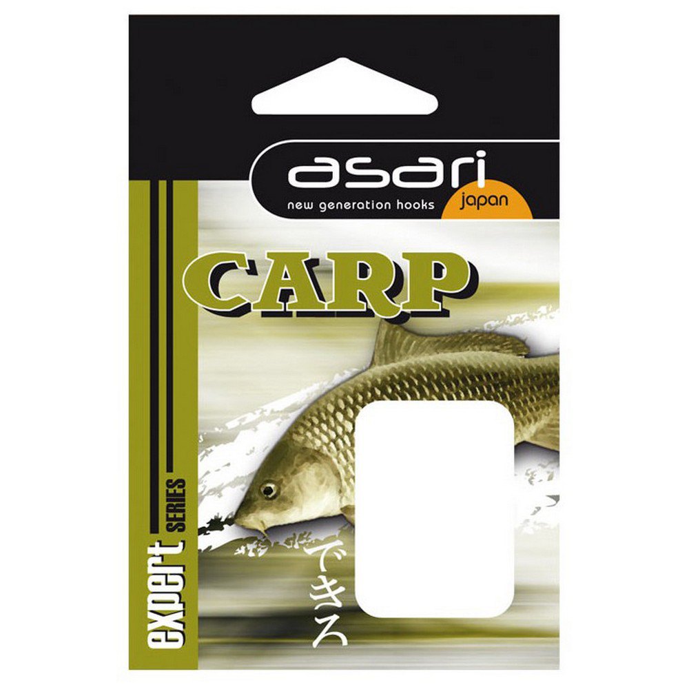 Asari AECP-1 Carp Связанные Крючки Бесцветный Clear 1 