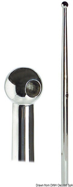 Купить Stanchion for female base AISI316 710 mm, 41.175.03 7ft.ru в интернет магазине Семь Футов