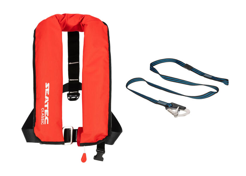 Купить SEATEC Спасательный жилет CLASSIC 165 / красный / 165 Н / вкл. спасательный круг 7ft.ru в интернет магазине Семь Футов