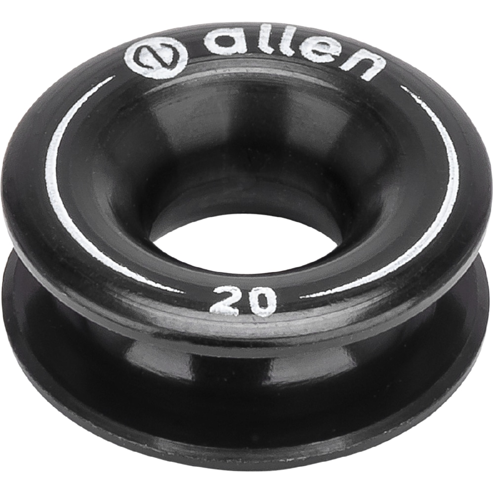 Коуш круглый из анодированного алюминия Allen Brothers A..87-20-BL 20мм 400кг чёрный