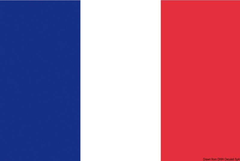Купить Флаг Франции гостевой 20 х 30 см, Osculati 35.456.01 7ft.ru в интернет магазине Семь Футов