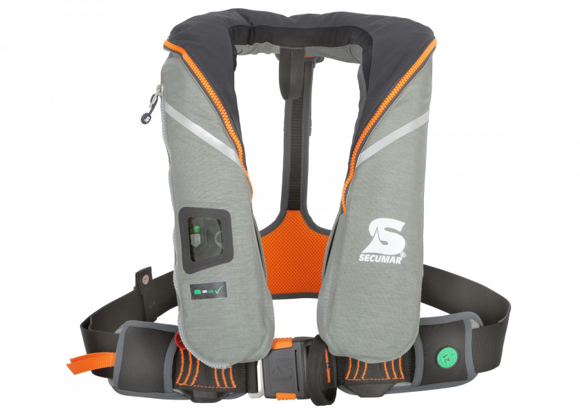 Купить SECUMAR 16690 Спасательный жилет SURVIVAL 220 / серый / оранжевый / 220 N 7ft.ru в интернет магазине Семь Футов