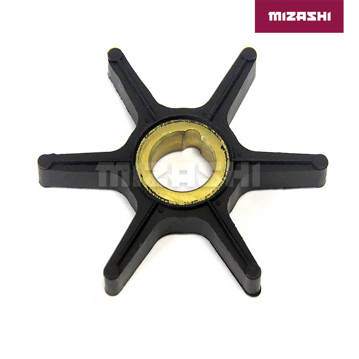 Крыльчатка помпы охлаждения двигателя Mizashi SC-WT166 Ø73x12,6мм 6 лопастей шпонка для моторов Mercury