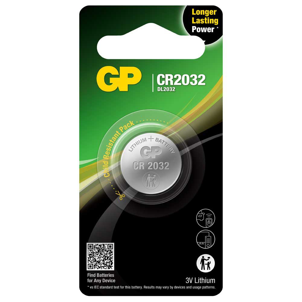 Gp batteries GPG338 CR2032 Литиевая батарейка 3V Серебристый Silver