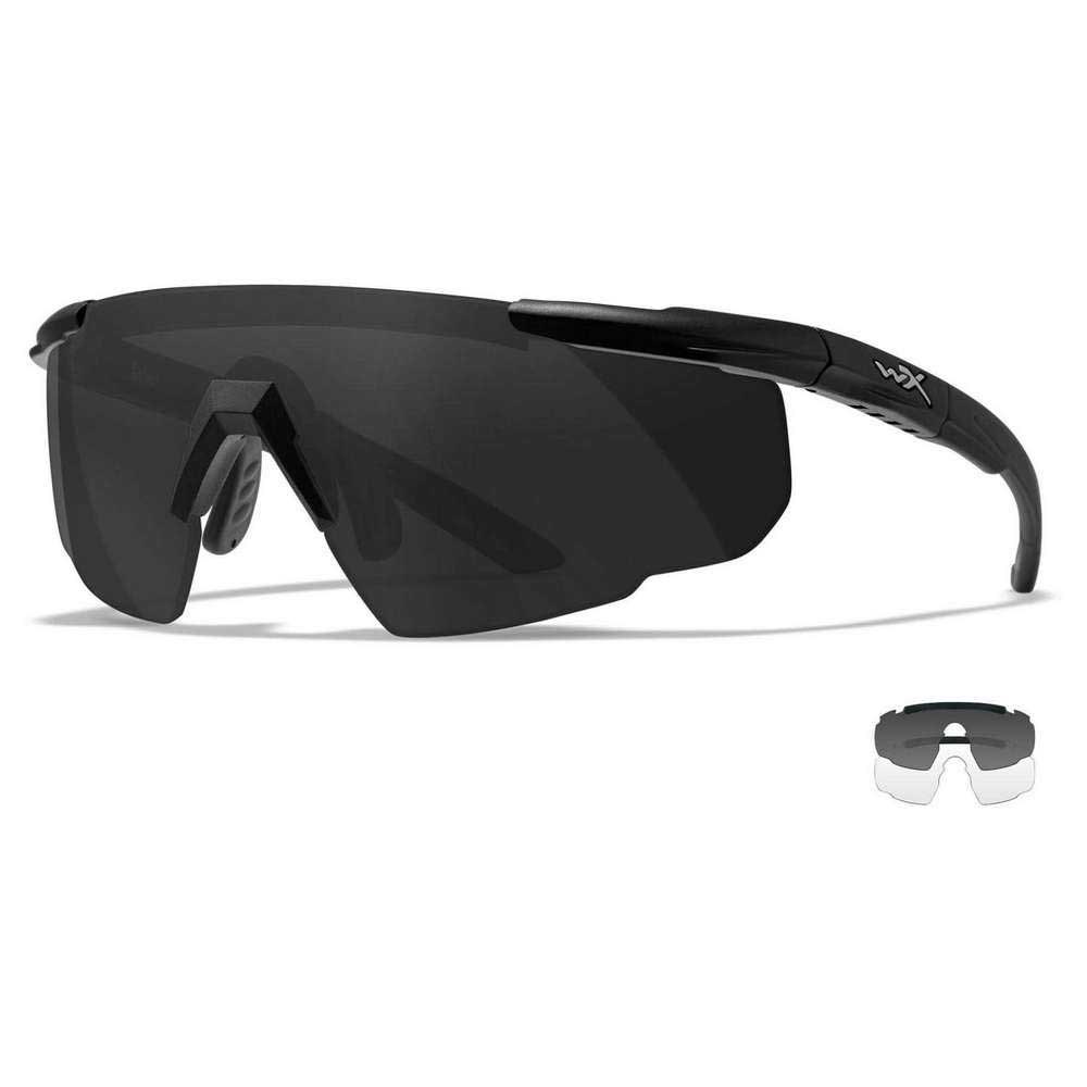 Wiley x 317-UNIT поляризованные солнцезащитные очки Saber Advanced Grey / Clear / Matte Black