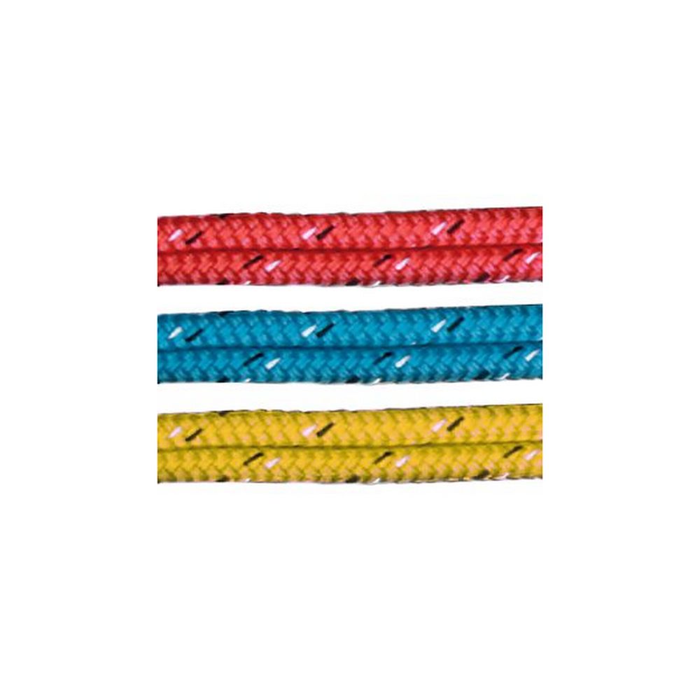 Трос двойного плетения из волокна Dyneema SK75 оплетка из полиэстера Benvenuti Cruising AB/SK75-* Ø10мм 5100кг желто-голубой