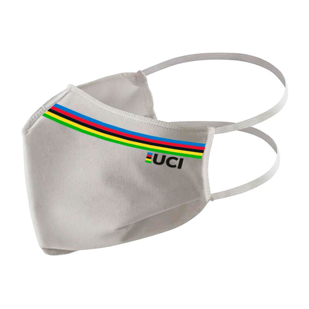 Santini UMCV02 UCI Моющаяся маска для лица Белая White
