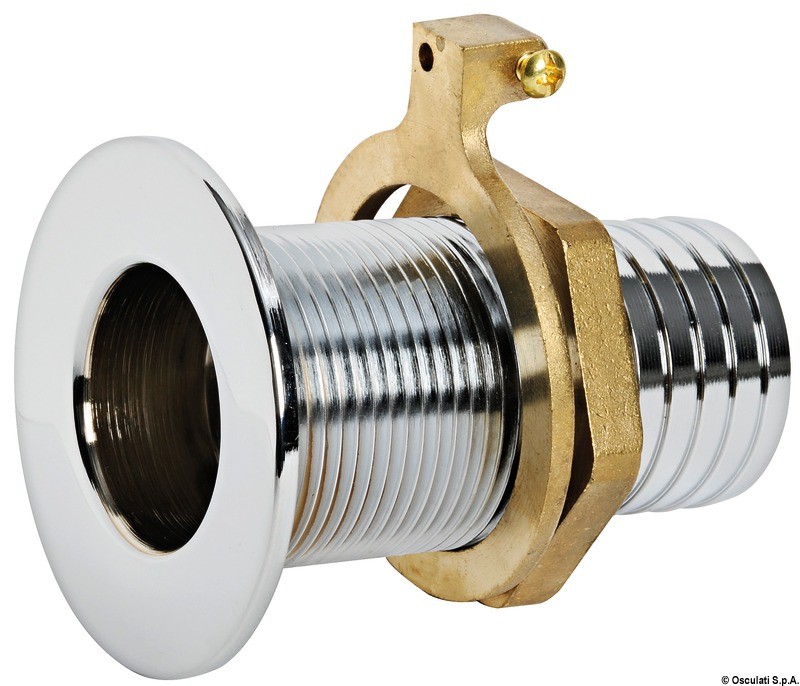 Купить Thru hull flush mount chromed brass 11/4 x 38 mm, 17.424.04 7ft.ru в интернет магазине Семь Футов