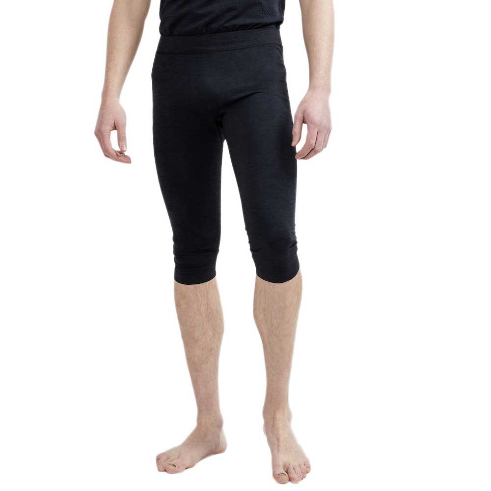 Craft CO1911160-B999000-L 3/4-дюймовые базовые штаны Core Dry Active Comfort Черный Black L